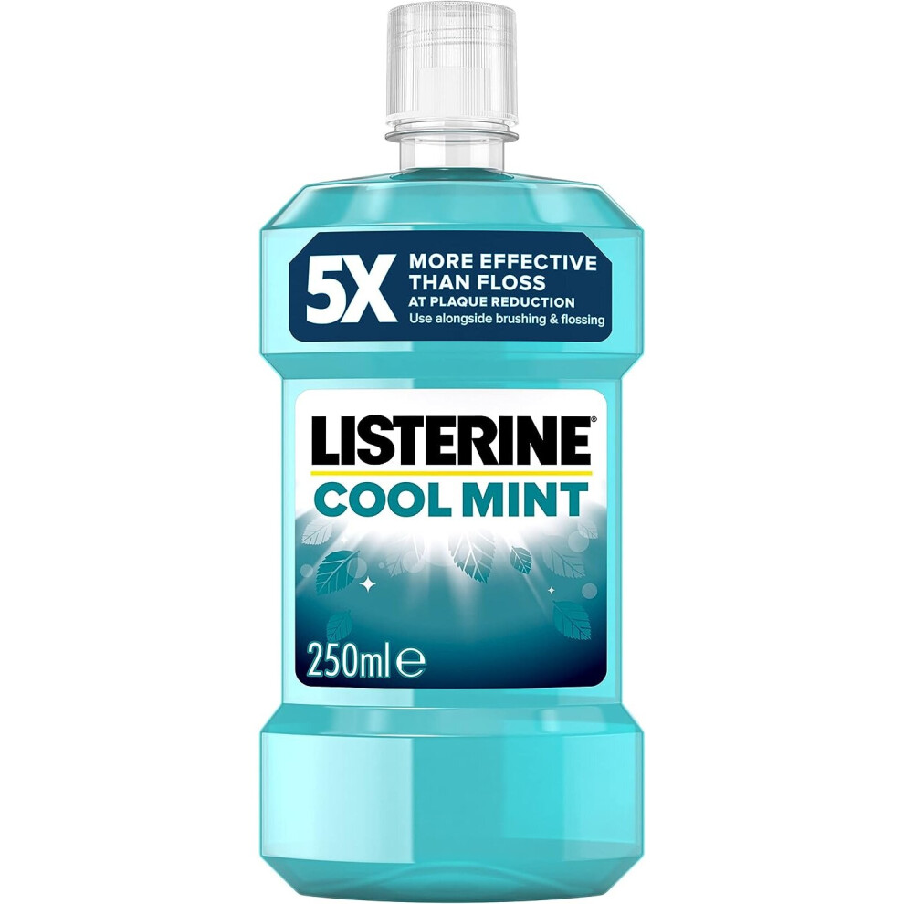 Listerine Cool Mint Mouthwash, 250ml, Turquoise, (Pack of 1)