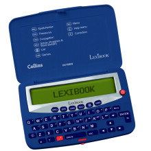 Collins Spellchecker & Thesaurus DC753EN - Phonetic Spelling for 725k Words, CR2032 Included, Calculator, 3 Word Games, Large Display, Lightweight