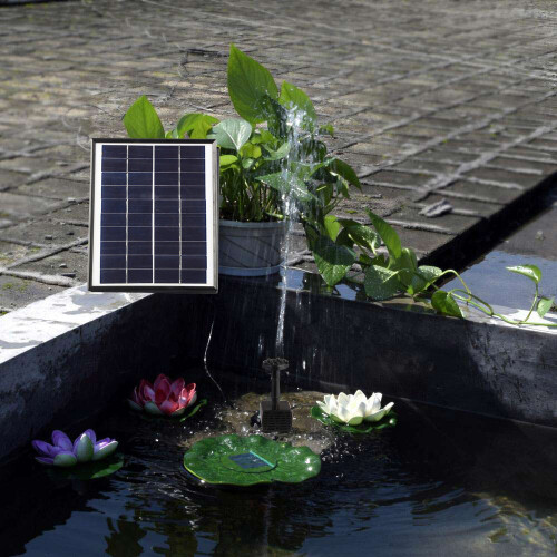 5W 400L/H Solar Panel Powered Water Pump 1