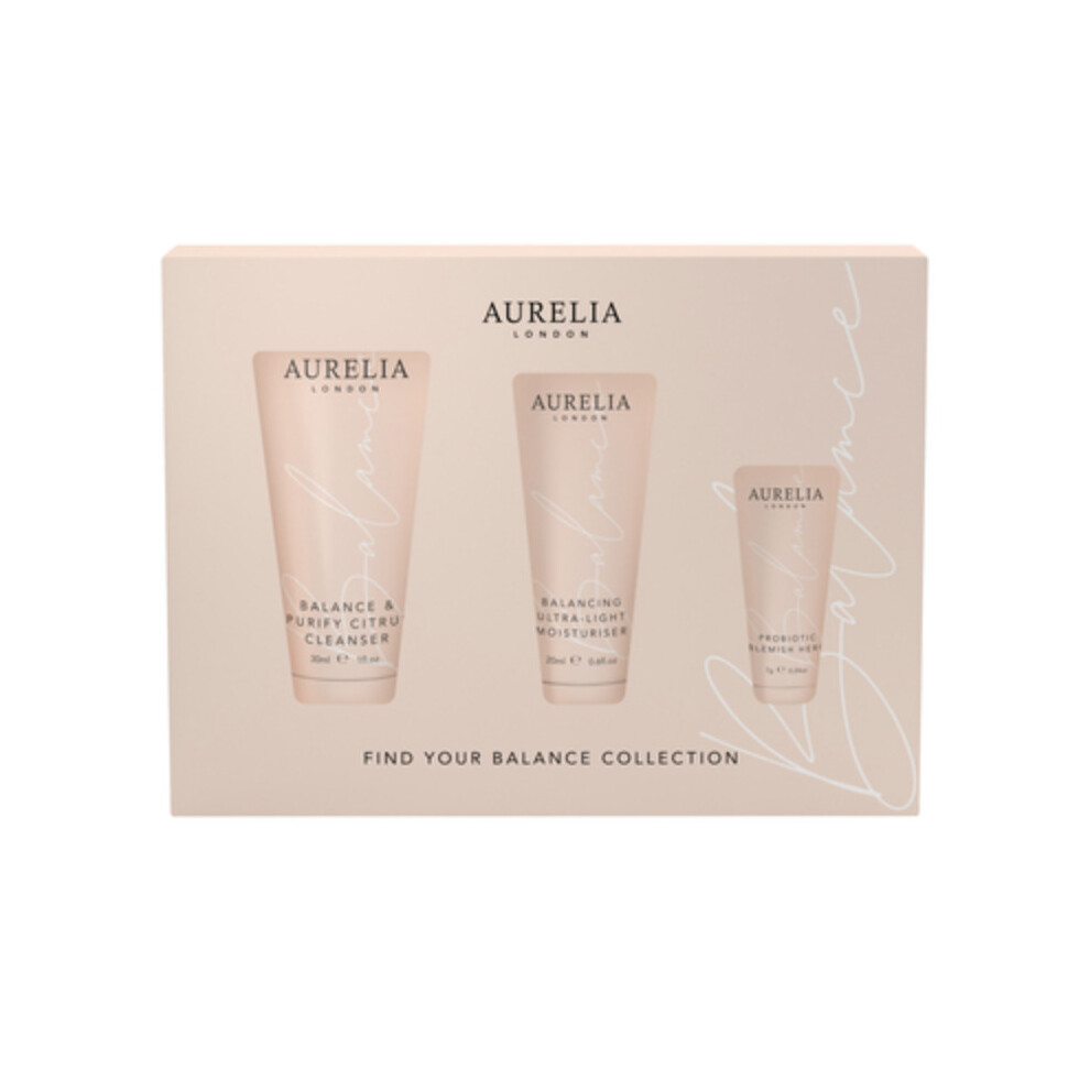 Aurelia Find Your Balance Collection Cleanser Moisturiser Blemish Hero