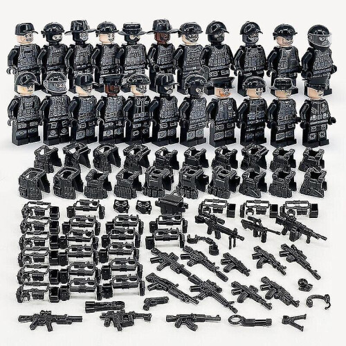 22-delars SWAT-minifigurer leksaksset för barn