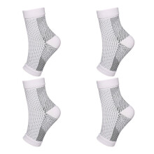 ( White, S/M?34-39?) Plantar Fasciitis Socks Compression Foot Arch Support Pain Ankle Relief