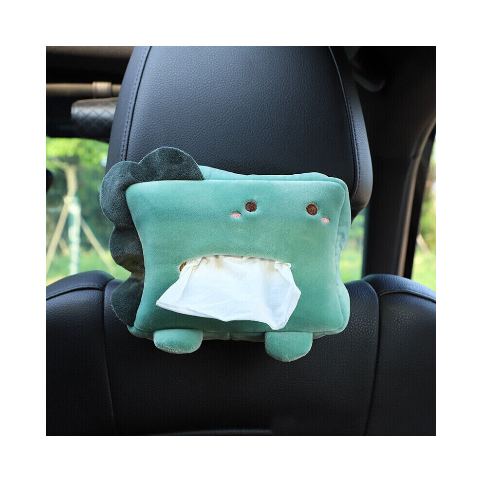 ( Dinosaur) Car Tissue Box Cute Cartoon Napkin Paper Holder Car Seat Paper Boxes Universal 970447390449