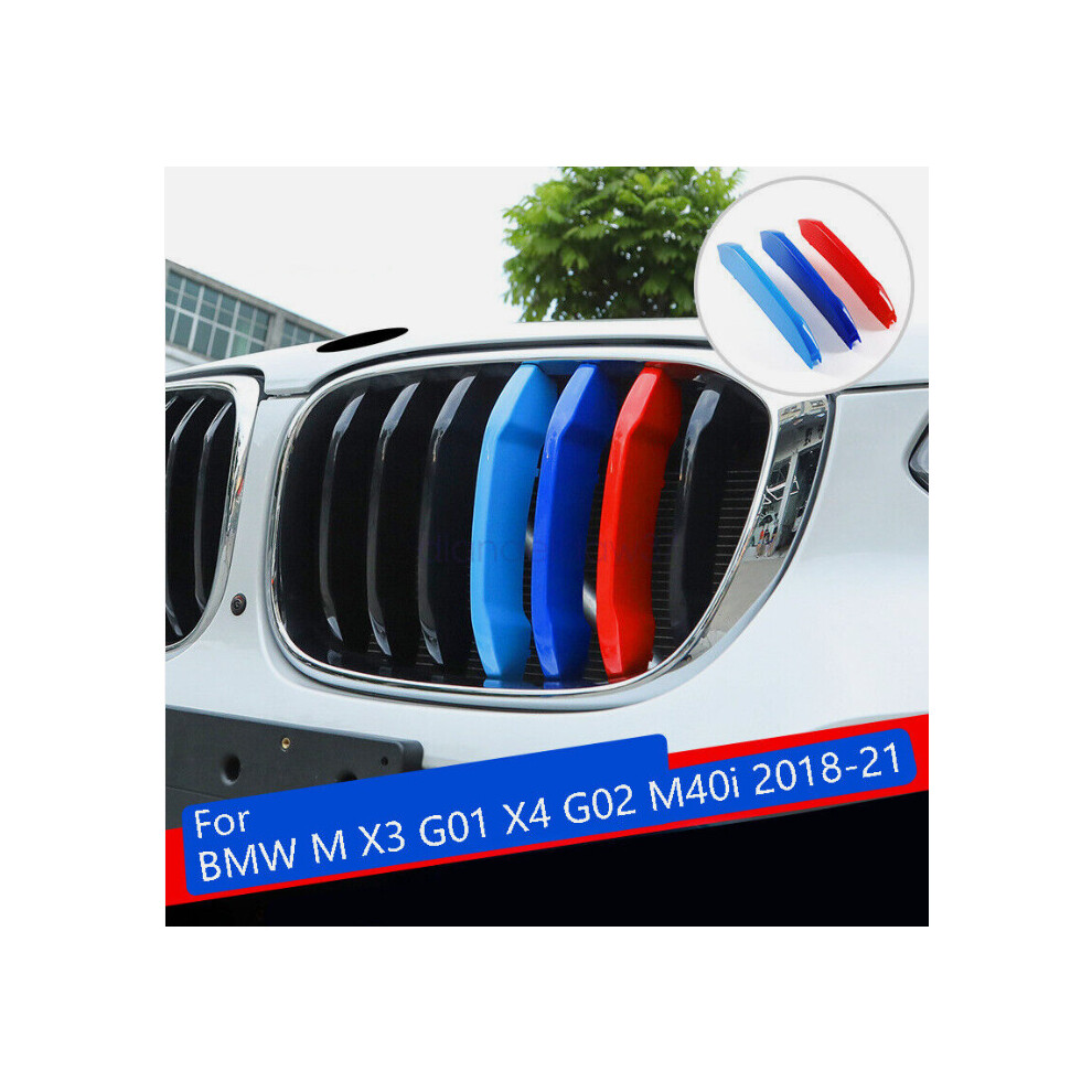 M-Tech Grille Cover Clips Trim Kidney For Bmw M X3 G01 X4 G02 M40i 2018-21 5601103453257
