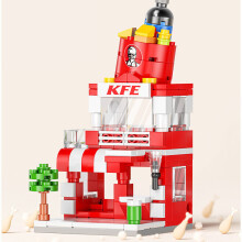 (KFC) City Street View Building Blocks Model Building For Children's Toys Christmas Gifts For LEGO