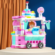 (Desserts) City Street View Building Blocks Model Building For Children's Toys Christmas Gifts For LEGO