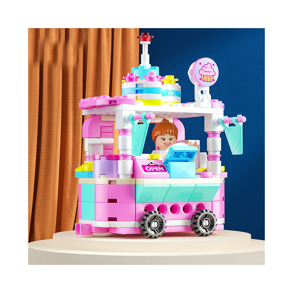 (Desserts) City Street View Building Blocks Model Building For Children's Toys Christmas Gifts For LEGO