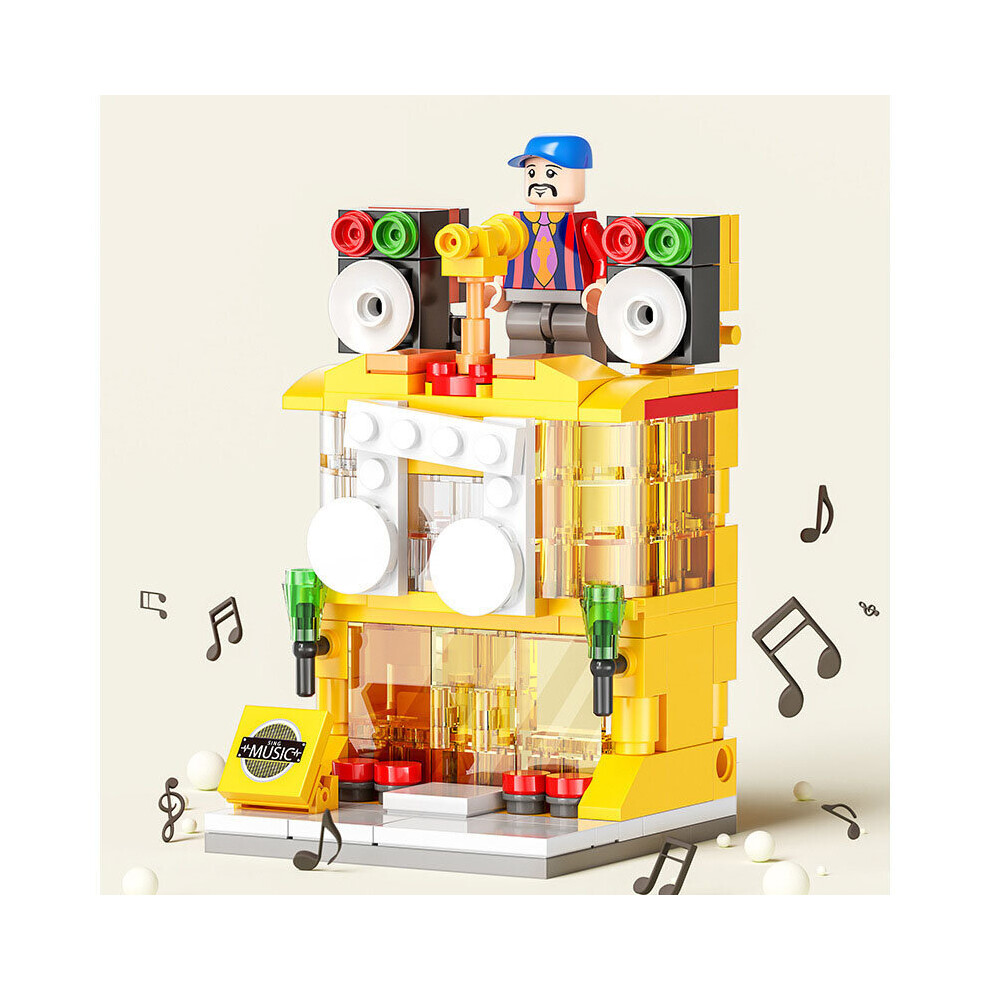 Xytgogo (Ktv) City Street View Building Blocks Model Building For Children's Toys Christmas Gifts For Lego