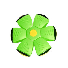 (3 lights, Green) Pet Toy Flying Saucer Ball Flying Saucer Ball