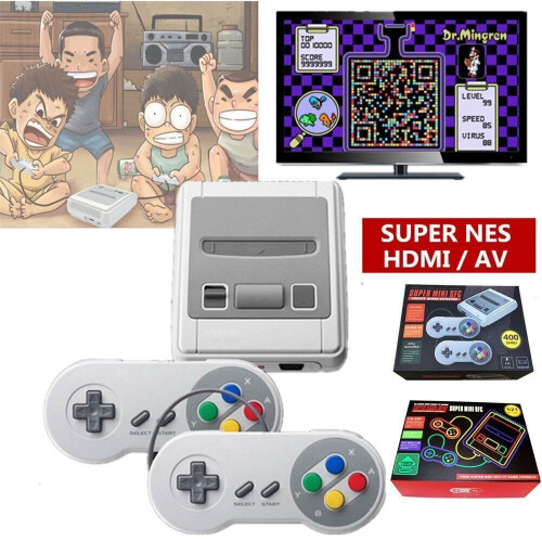 621 Games 1080P Built in Game Console 2 Controller Player HDMI TV Gamepads 2