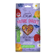Burgess Excel Wildflower Forage for rabbits, guinea pigs, and chinchillas, 75g