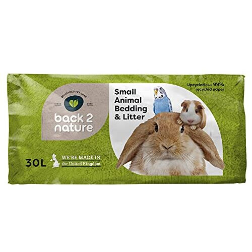 back-2-nature Small Animal Bedding and Litter 30 l (pack of 1) (packaging may vary)
