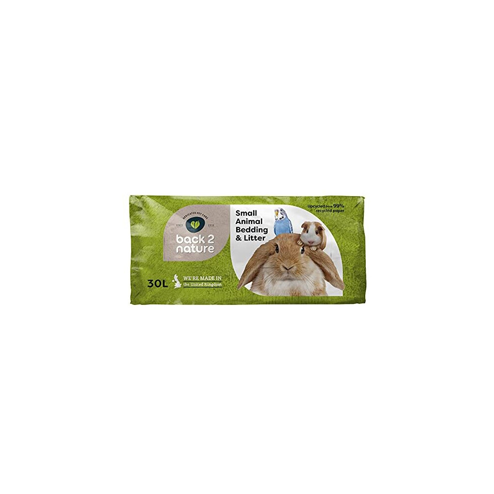 back-2-nature Small Animal Bedding and Litter 30 l (pack of 1) (packaging may vary)