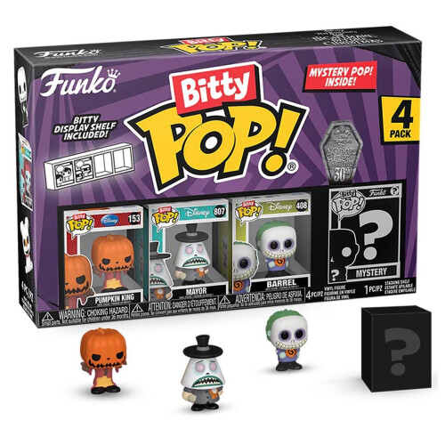 Funko Bitty POP: TNBC- Pumpkin Jack 4PK