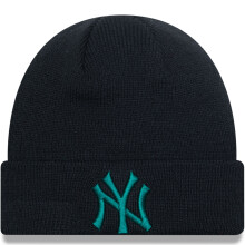 (4-6 Yrs, Black) New Era Kids New York Yankees MLB League Essentials Beanie Hat - Black