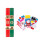 11' Green & Red Star Catering Crackers Per 50 2