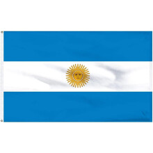 Argentina 5ft X 3ft Football Supporters Flag With Eyelets For Hanging