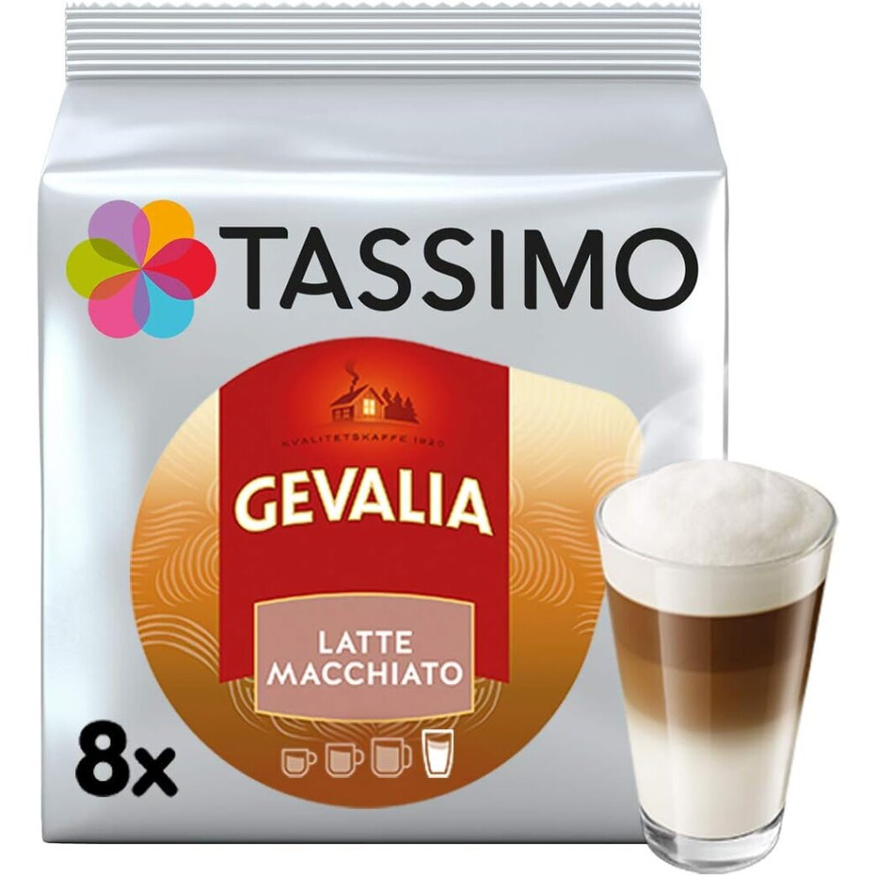 Tassimo Gevalia Latte Macchiato 223.2g ( pack of 4 )