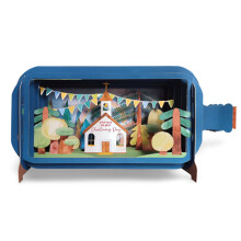 Message In A Bottle Love On Your Christening Day Greeting Card By Alljoy Cards