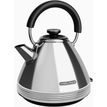 Morphy Richards 100330 Electric Kettle with a Capacity of 1.5 l and a Power of 2200 W Venture Retro Pyramid-chrome-100330, Stainless Steel
