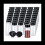 50Pcs Plastic Spice Jars with Shaker Lids Spice Containers Black 1