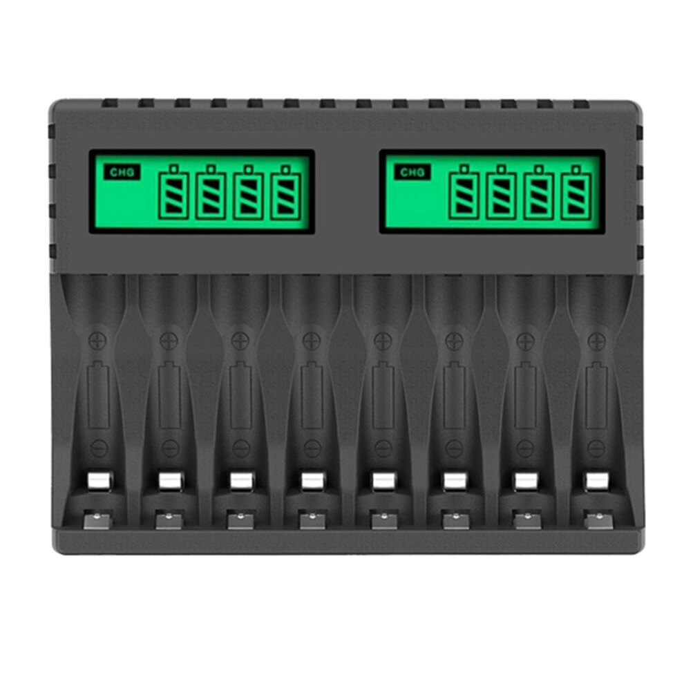Battery Charger Smart 8-Slot Chargers for AA/AAA NiCd NiMh AA Charger