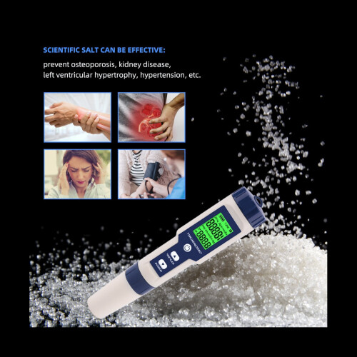 Digital Water Quality Tester TDS/EC/PH/Salinity/Temperature Meter 2