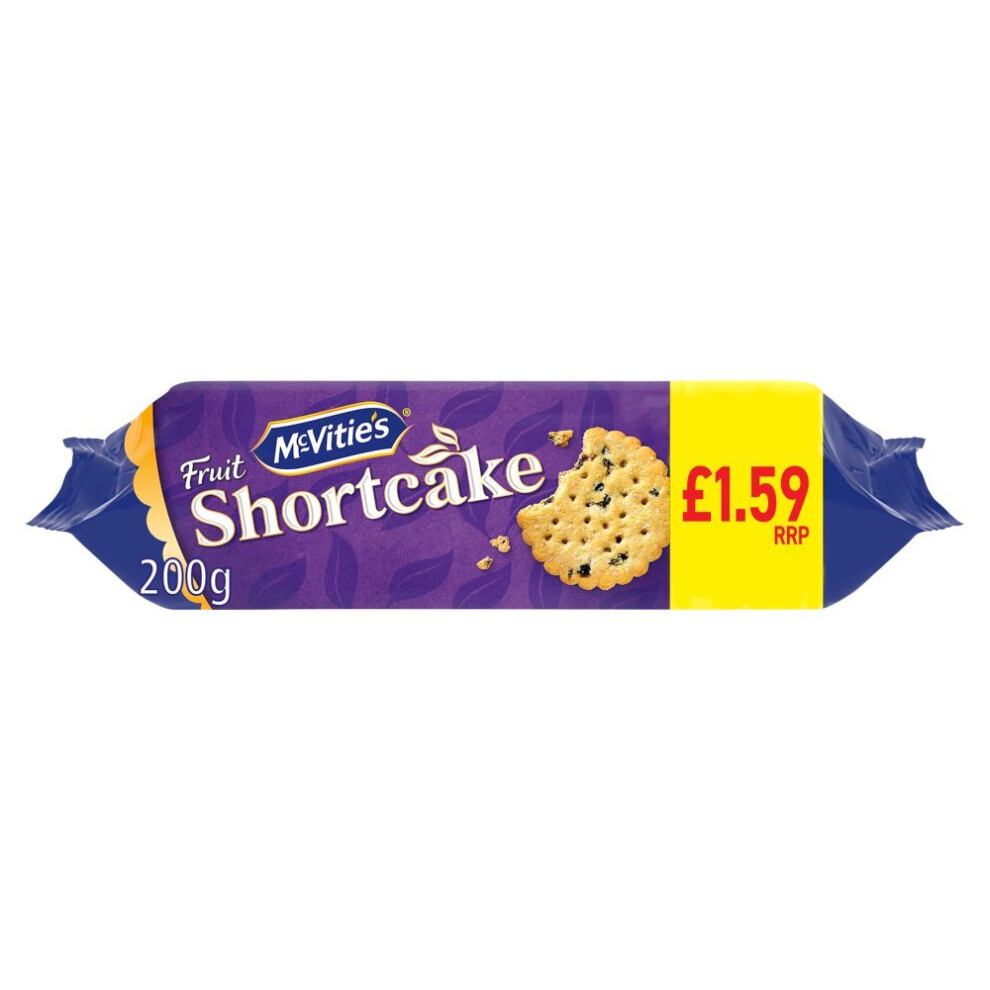 McVitie's Fruit Shortcake 200g ( pack of 12 )