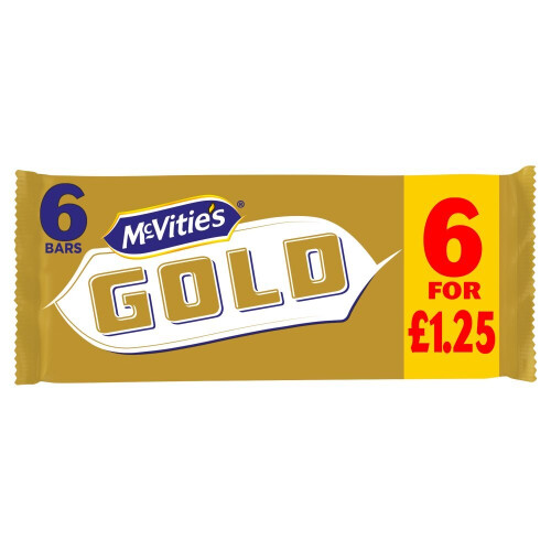McVities McVitie's Gold Caramel Flavour Biscuit Bars Multipack110g( pack of 12) 2