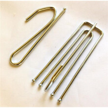 (Pleat End Hook Long Neck x 6) Rufflette Compatible Deep Pinch Pleat Long Neck End Curtain Prong Hooks Various Type & Qty