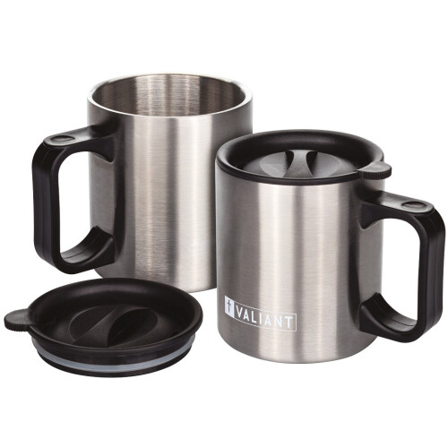 Valiant Valiant Insulated Camping Mug Twin Pack