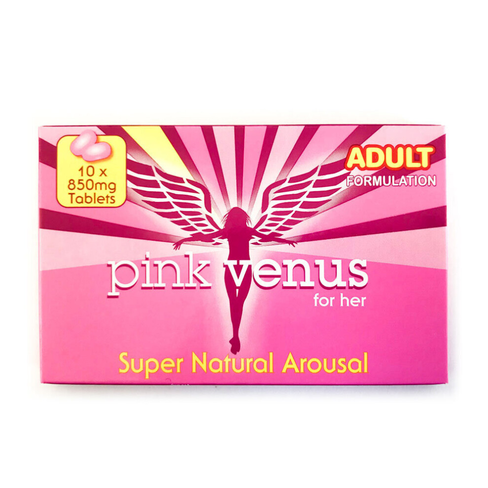 Pink Venus 10 x Sex Tablets 850mg Female Natural Arousal