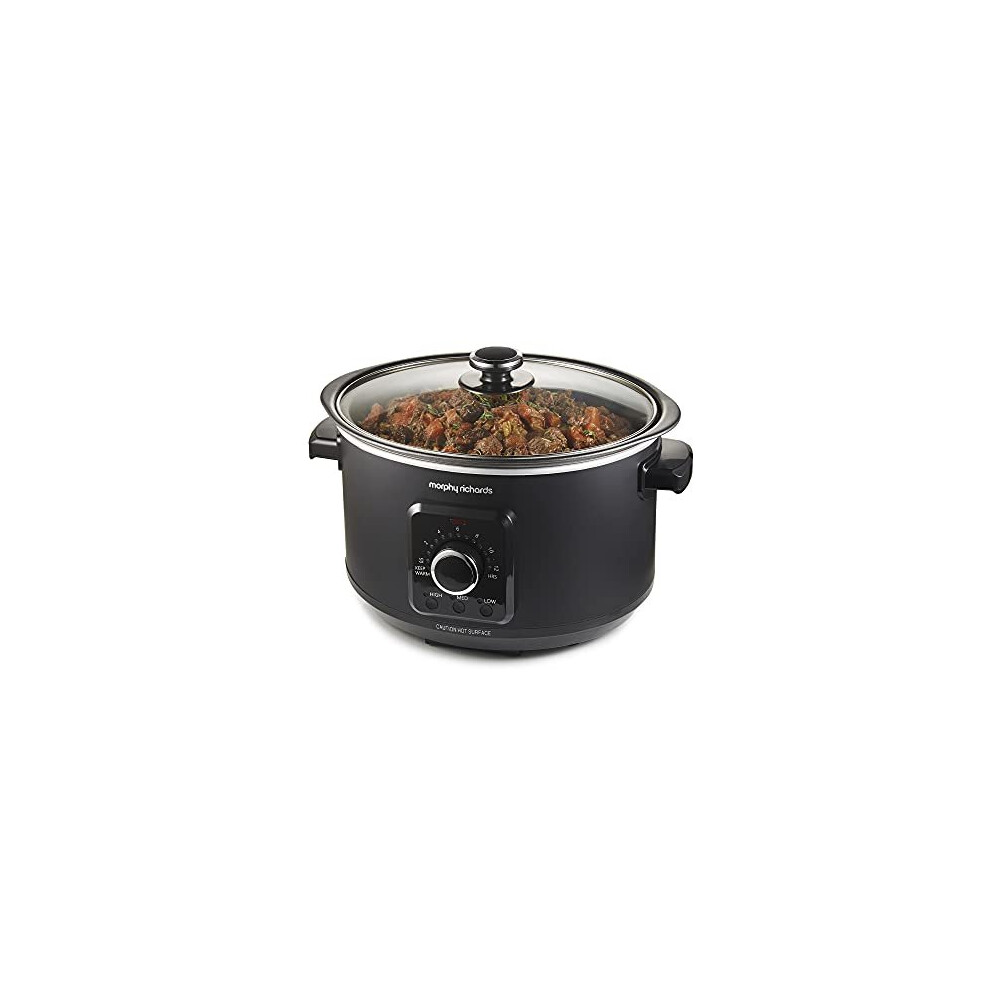 Morphy Richards 460021 3.5 Litre Easy Time Slow Cooker, Black