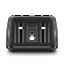 Kenwood Dawn Toaster, 4 Slot Toaster, Reheat, 5 Browning Settings, Defrost and Cancel Functions, Pull Crumb Tray, TFP09.000BK, 1800W, Midnight Black