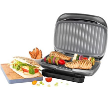 Salter EK4366 Electric Health Grill - Non-Stick Griddle Plate & Panini Press, Drip Tray, Automatic Temperature Control, Compact
