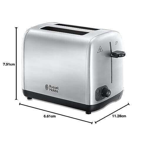 Russell Hobbs Russell Hobbs 24081 Τοστιέρα δύο φέτες, βουρτσισμένο ανοξείδωτο ατσάλι 2