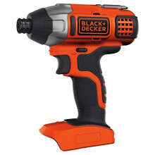 BLACK+DECKER 18 V Cordless Impact Power Drill Driver, Battery Not Included, BDCIM18N-XJ