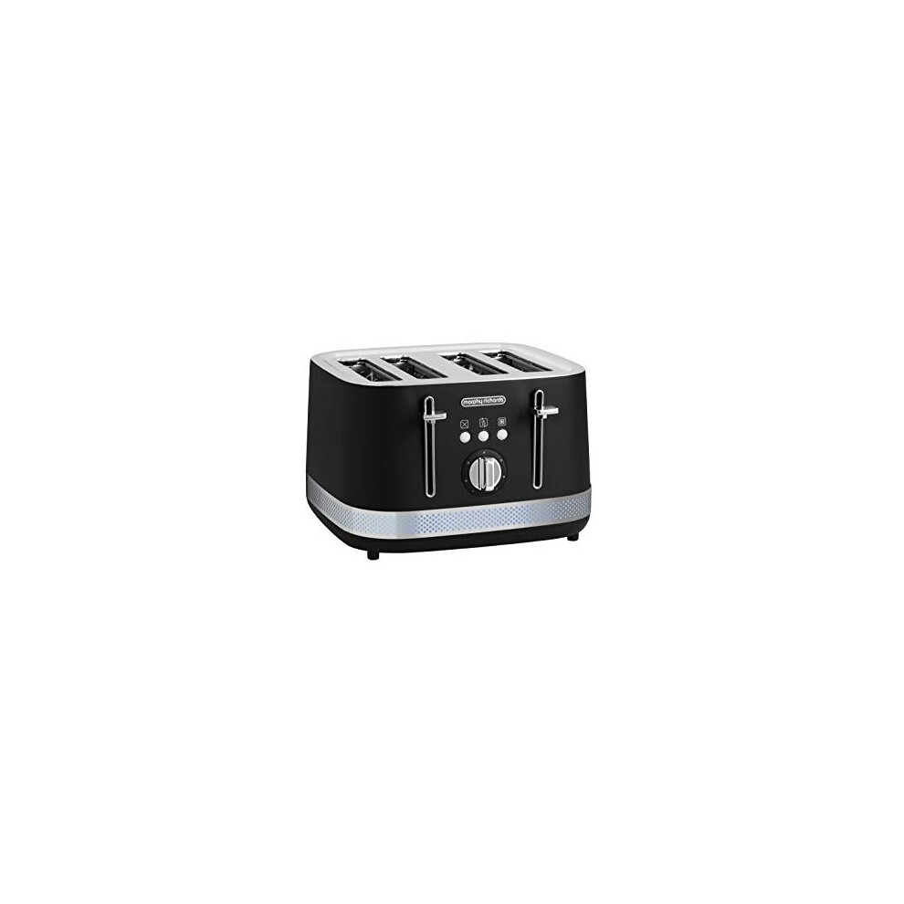 Morphy Richards 248020 Illumination 4 Slice Toaster, Black