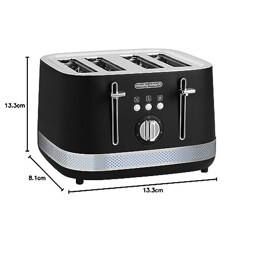 Morphy Richards Morphy Richards 248020 Illumination 4 Slice Toaster, Black 2