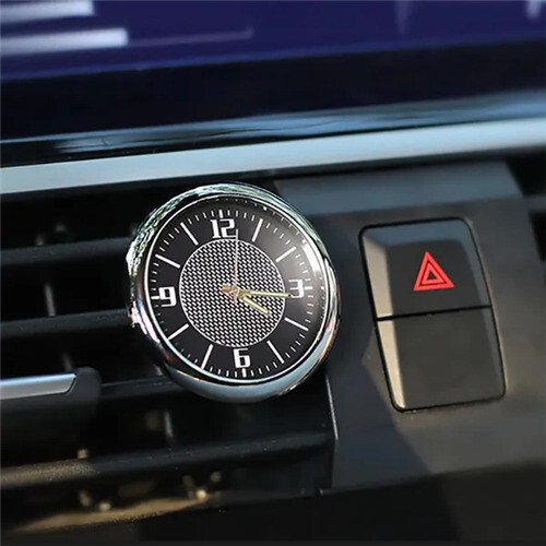 Car Clock Ornaments Air Vents Outlet Clip Dashboard Time Display Clock 1