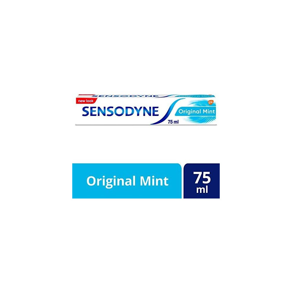 Sensodyne Sensitive Toothpaste Daily Care Original Mint, 75ml Pack-1