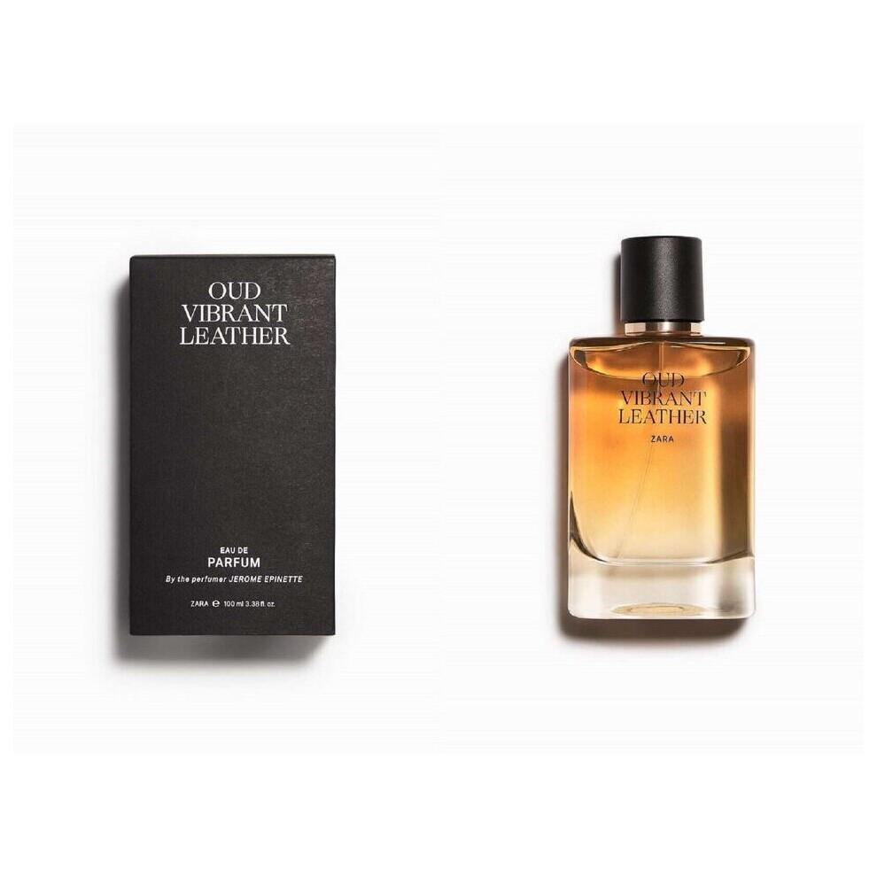 Zara Oud Vibrant Leather Original Eau De Parfum 100Ml / 3.3 O.z Dark