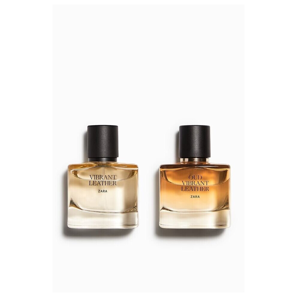 Zara Vibrant Leather + Leather Oud 2 X 2.03 Oz ( 60Ml ) Spray