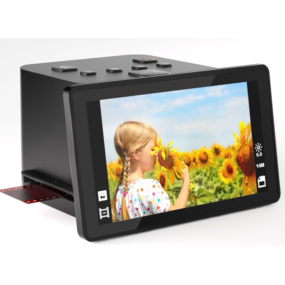 DIGITNOW 22MP Slide Scanner & Slide Viewer with 5" LCD screen