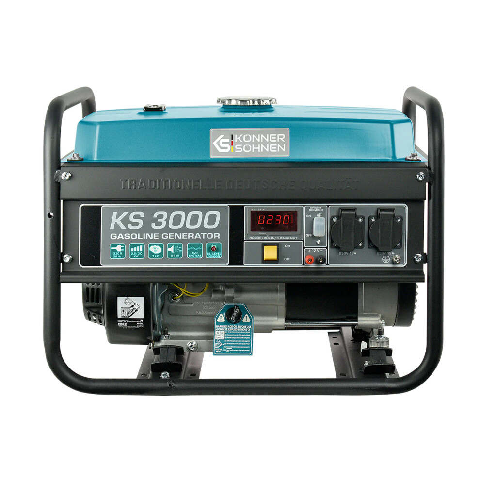 Könner & Söhnen Petrol generator KS 3000 max power of 3000 W