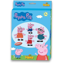Hama Beads Peppa Pig Gift Hanging Box With Small Size - Multicolor