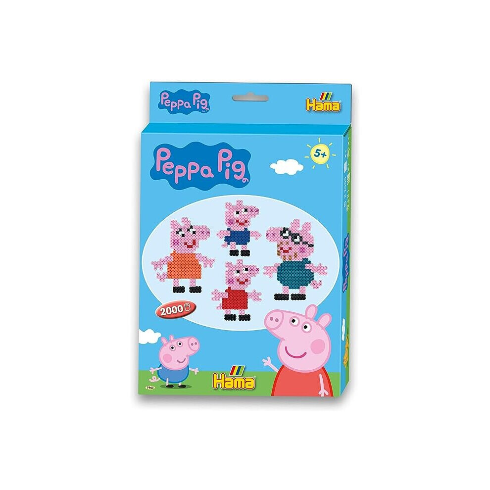 Hama Beads Peppa Pig Gift Hanging Box With Small Size - Multicolor