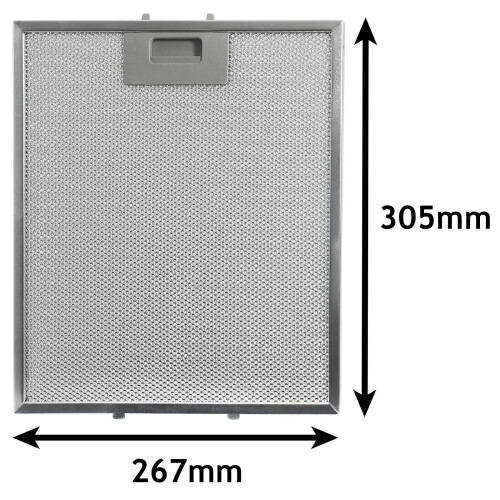 UNIVERSAL Cooker Hood Filter Extractor Vent Fan Metal Mesh 305 x 267mm