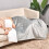 (  Grey) Large Electric Heated Throws Over Blanket Digital Control Warm Fleece Washable 1