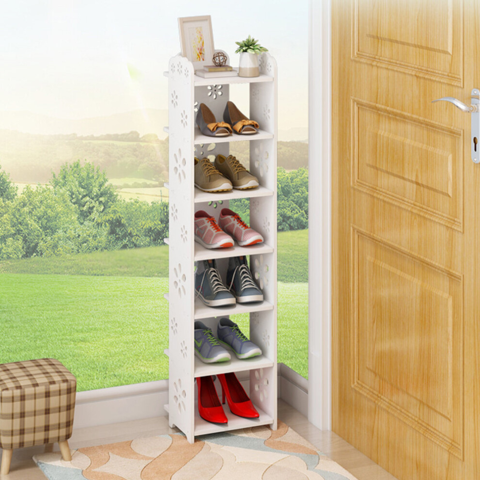 (7 Tier) 5/6/7/8 Tier Wood Shoe Rack Storage Shelf Cabinet Organiser